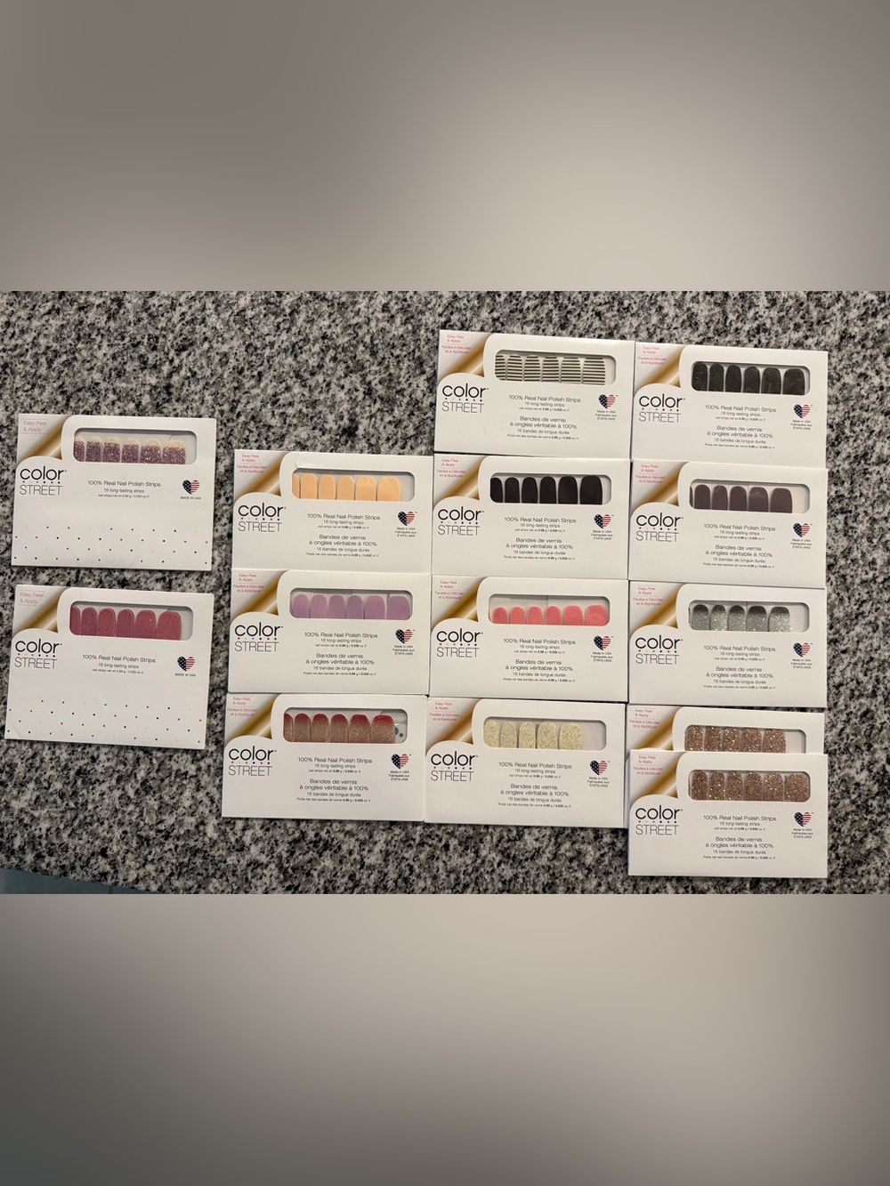 Color Street Lot of 14 Nail Polish Strips